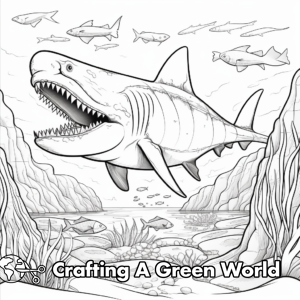 Megalodon Coloring Pages - Free & Printable!