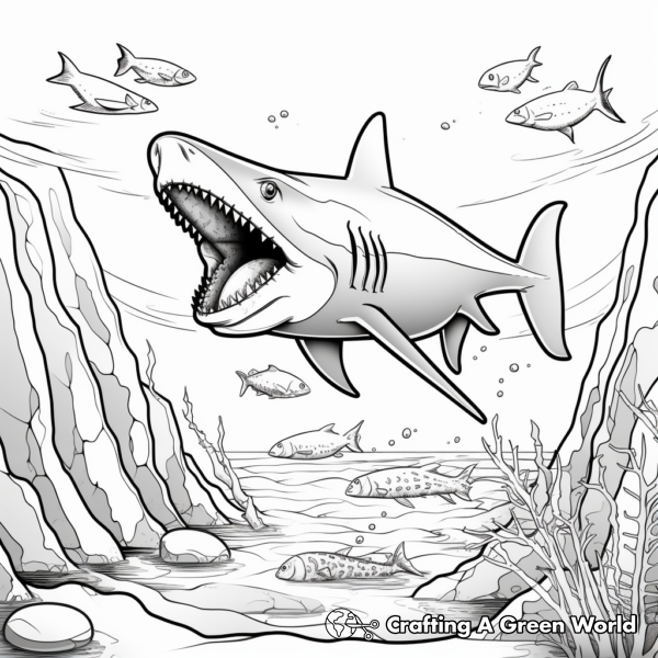 Megalodon Coloring Pages - Free & Printable!