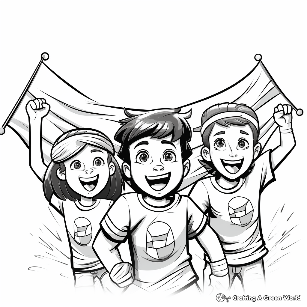 Pride Banners and Signs Coloring Pages 4