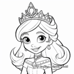 Princess Tiara Coloring Pages 4