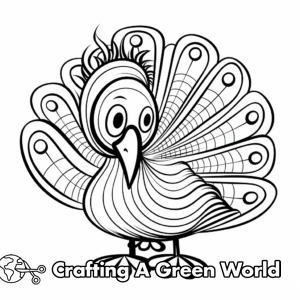 Baby Turkey Coloring Pages - Free &amp; Printable!