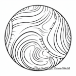 Printable Abstract Baseball Coloring Pages for Artists 1