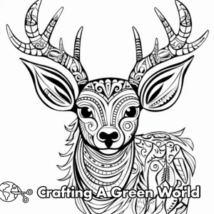 Bucks Coloring Pages - Free &amp; Printable!