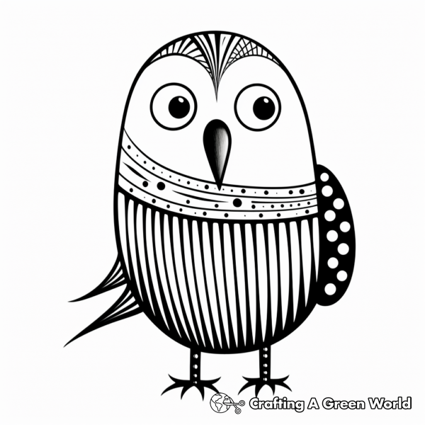 Budgie Coloring Pages - Free &amp; Printable!