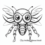 Printable Abstract Bumblebee Coloring Pages for Artists 2