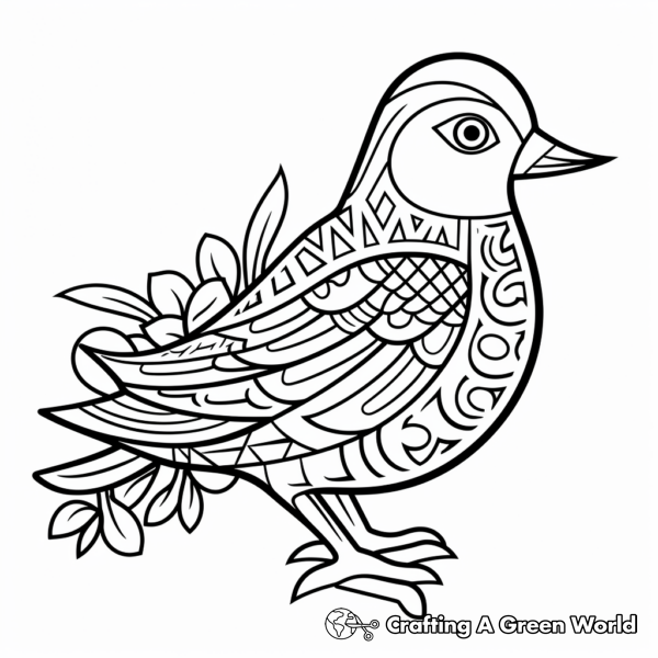 Dove Coloring Pages - Free & Printable!
