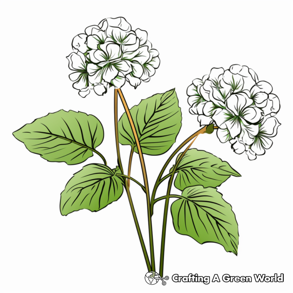 Hydrangea Color Sheets Hydrangea Coloring Pages - Free & Printable!