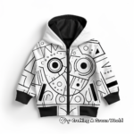 Printable Abstract Jacket Coloring Pages for Artists 4