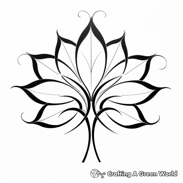 Lotus For Adults Coloring Pages - Free &amp; Printable!