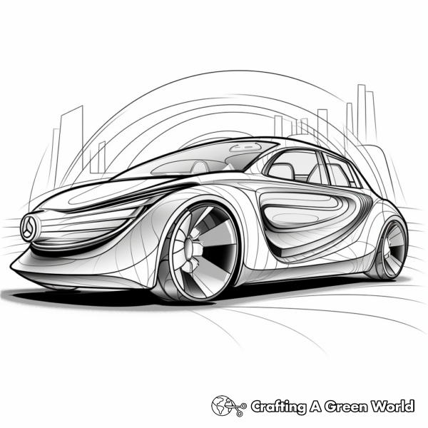 Unicorn Car Coloring Pages - Free & Printable!