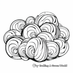 Printable Abstract Watermelon Coloring Pages 1