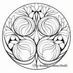 Printable Abstract Watermelon Coloring Pages 4