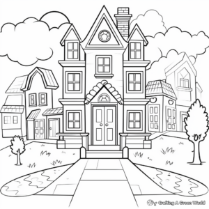 Printable Abstract Welcome to School Coloring Pages 3