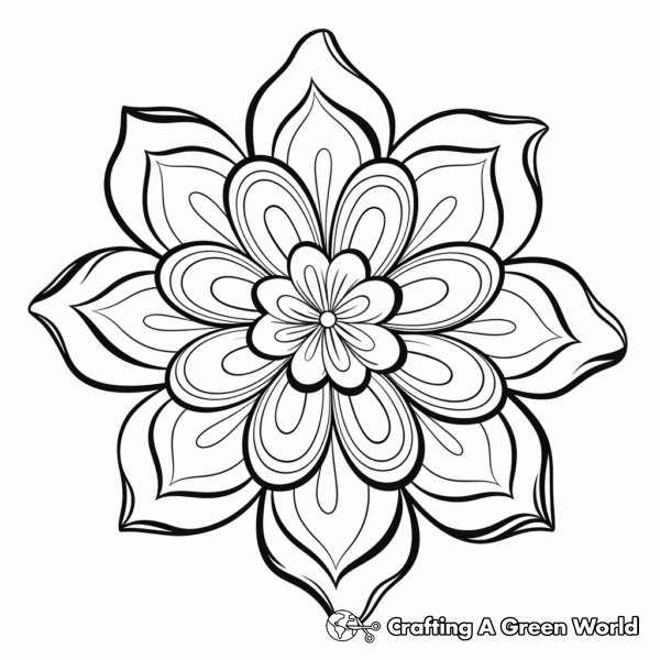 Zinnia Coloring Pages - Free & Printable!