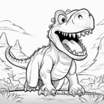 Printable Albertosaurus Dinosaur Coloring Pages for All Ages 1