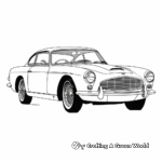 Printable Aston Martin DB5 Coloring Pages for Car Lovers 4