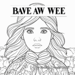 Printable Be Brave Coloring Pages for Children 2