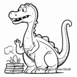 Printable Brontosaurus Coloring Pages for Schools 2