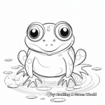 Printable Bullfrog Coloring Pages for Children 3