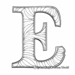 Printable Capital Letter Alphabet Coloring Sheets 2