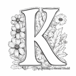 Printable Capital Letter Alphabet Coloring Sheets 4