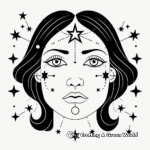 Printable Cassiopeia Constellation Coloring Pages 1