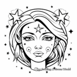 Printable Cassiopeia Constellation Coloring Pages 3