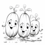 Printable Chickpeas Coloring Pages for Artists 3