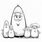 Printable Clam Family Coloring Pages 4