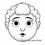 Printable Clown Nose Coloring Pages 2