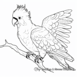 Printable Cockatoo Coloring Pages for Adults 3
