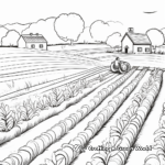 Printable Cornfield Coloring Pages for Kids 4