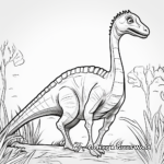 Printable Corythosaurus Coloring Pages for Classroom Use 2
