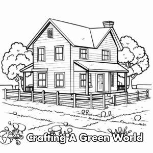 House Coloring Pages - Free &amp; Printable!
