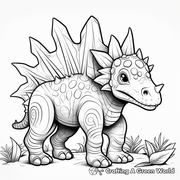 Triceratops Coloring Pages - Free & Printable!