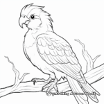 Printable Hyacinth Macaw Parrot Coloring Pages 3