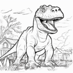 Printable Jurassic Park Dinosaur Coloring Pages 3
