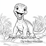 Printable Jurassic Park Dinosaur Coloring Pages 4