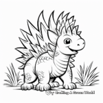 Printable Kentrosaurus Coloring Pages for Artists 1