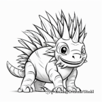 Printable Kentrosaurus Coloring Pages for Artists 3