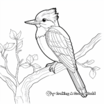 Printable Kingfisher Bird Coloring Pages 3