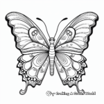 Printable Monarch Butterfly Coloring Pages for Artists 1