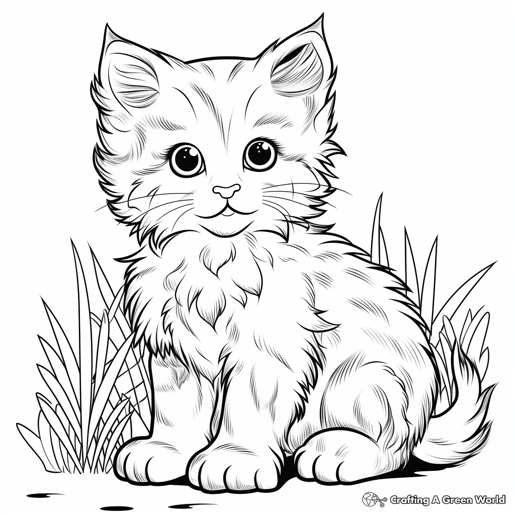 Cute Kitten Coloring Pages Printable 2025 Cute Kitten Coloring Pages Printable 2025