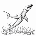 Printable Realistic Plesiosaurus Coloring Pages 1