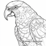Printable Red-fronted Macaw Coloring Pages for Artists 4