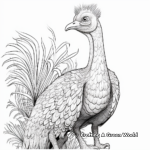 Printable Simple Therizinosaurus Coloring Pages 2