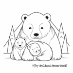 Printable Sleeping Bear Family Coloring Pages 2