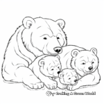 Printable Sleeping Bear Family Coloring Pages 3