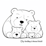 Printable Sleeping Bear Family Coloring Pages 4