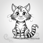 Printable Striped Maine Coon Cat Coloring Pages for Artists 2